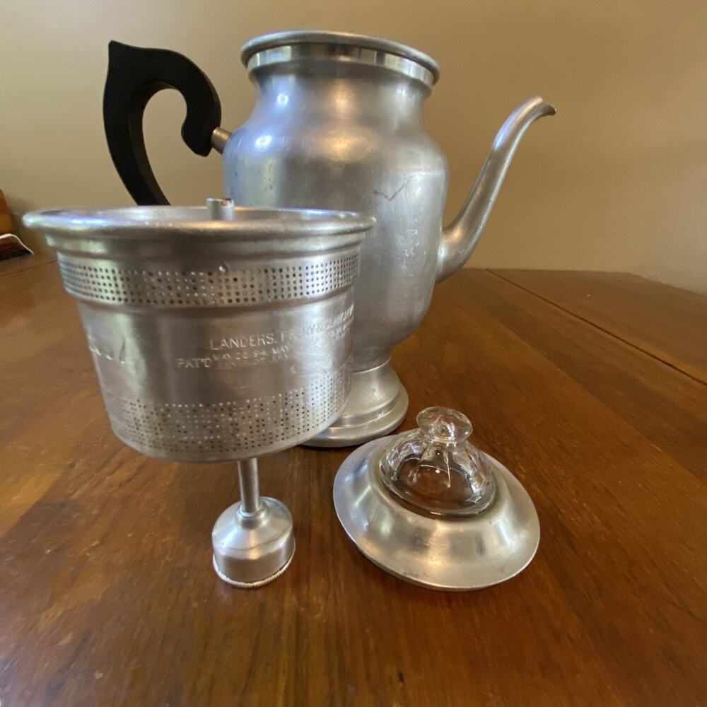 Vintage Coffee Pot Universal Landers Frary & Clark Electric Percolator NO Plug - Picture 5 of 10